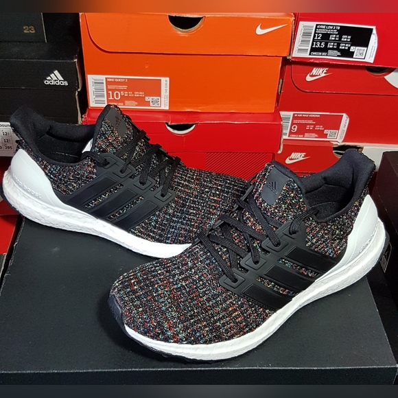 ADIDAS ULTRABOOST 4.0 "MULTICOLOR" WOMEN'S SZ8.5 WORE TWICE "USED" - Picture 3 of 11